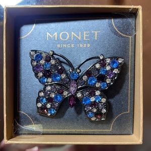 Monet Women's Jewelry Butterfly Brooch
